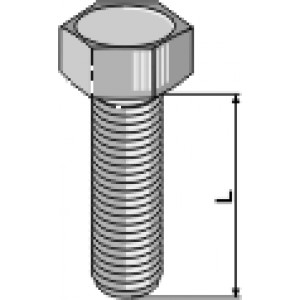 Шестигранные болты DIN933 - M10x1,5