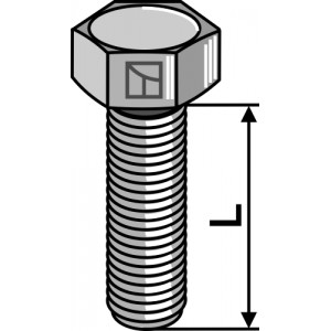 Шестигранные болты DIN933 - M10x1,5