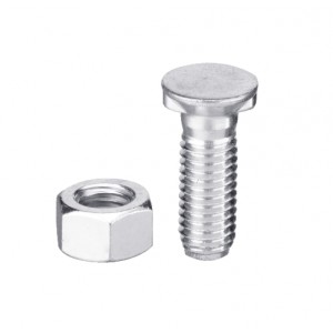 Болт плуга DIN11014 - 8.8 с шестигранной гайкой