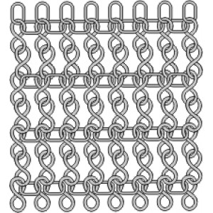 Цепные маты 5 x 21 - скрученное исполнение