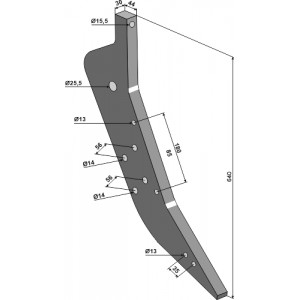Maschio / Gaspardo Стойки почвоуглубителя