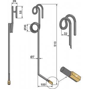 Einböck Загортачи для межрядной обработки