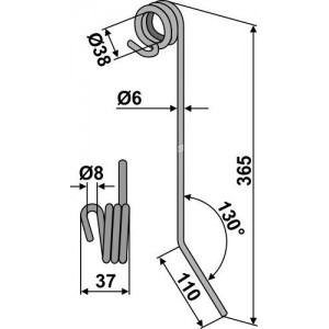 Heger Загортачи для межрядной обработки