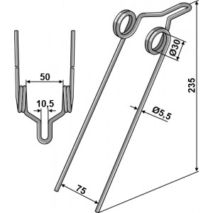 Thyregod Загортачи для межрядной обработки