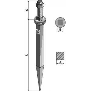Подголовок с одной перепонкой