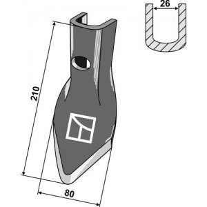 Rumptstad- Части культиватора