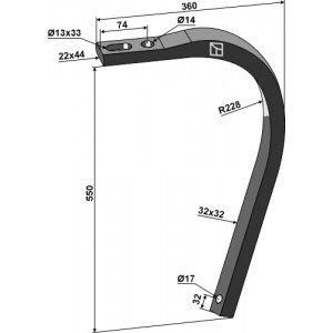 Salford- Части культиватора