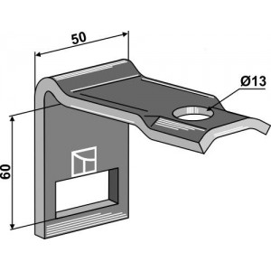 Комплектующие для S-образных стоек борон