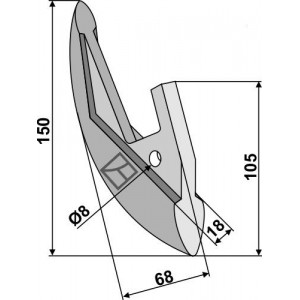Nordsten Керамические сошники