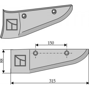 Stoll Лемеха свеклокопателя