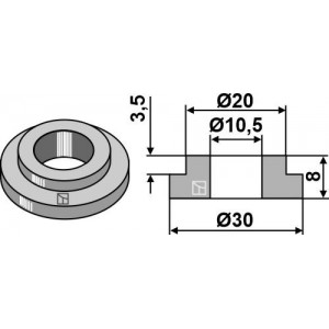 John Deere Втулки для ножей соломоизмельчителя