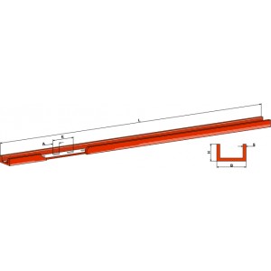 П-профильные направляющие для чистиков