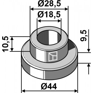 Втулка Ø44x10,5xØ18,5