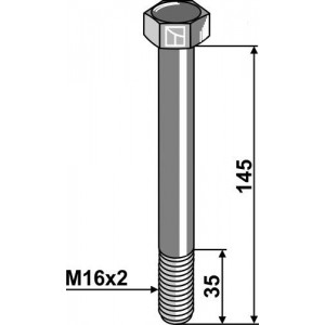 Болт M16x2 x 145- 10.9