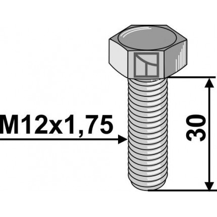 Болт - M12 - 10.9