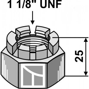 Корончатая гайка