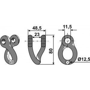 Соединительная серьга