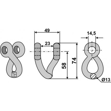 Соединительная серьга