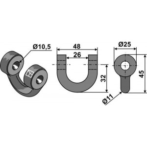 Соединительная серьга