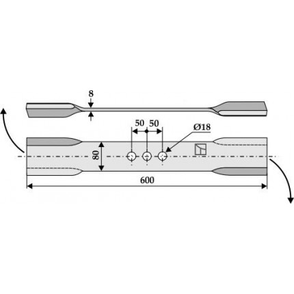 Скрученный нож