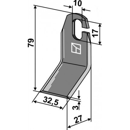 Косилочный нож