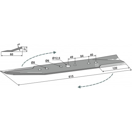 Косилочный нож