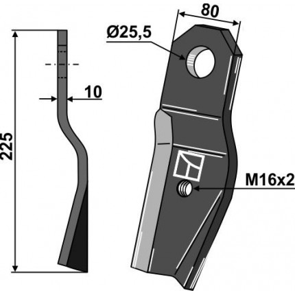 Мульчирующий нож