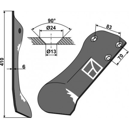Лапа - правая