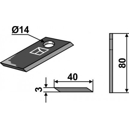 Лезвие ротора