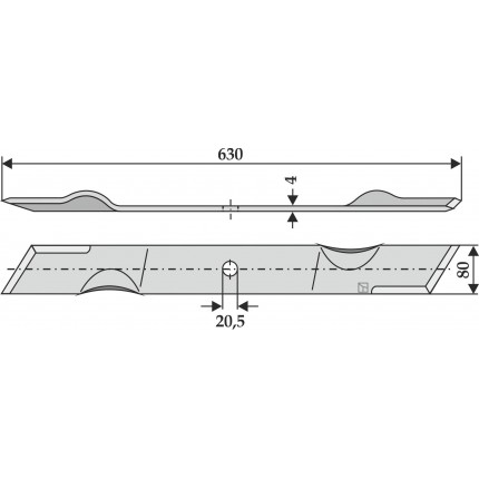Косилочный нож