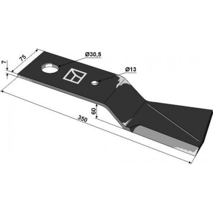 Нож - правый