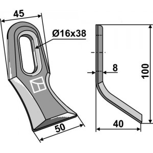Y-образный нож универсальный