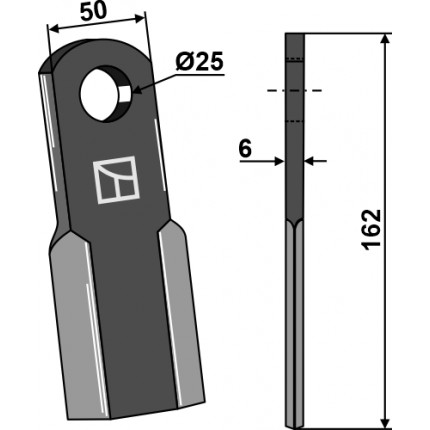 Нож бильный