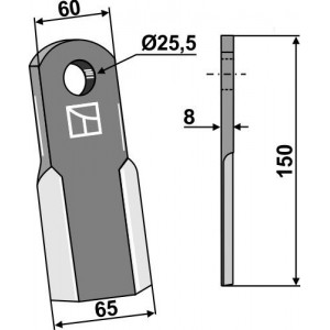 Прямой нож - новая модель