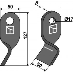 Скрученный нож