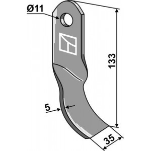 Скрученный нож