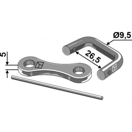 Замок цепи Ø10