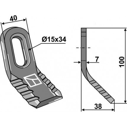 Y-образный нож универсальный
