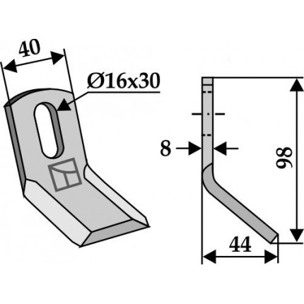 Y-образный нож универсальный
