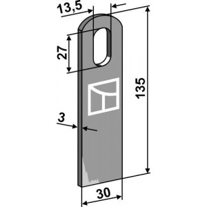 Нож для вертикулирования