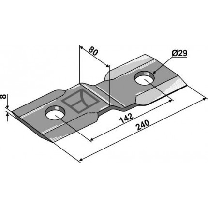 Мульчирующий нож