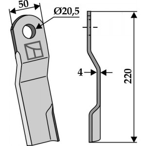 Нож - правый