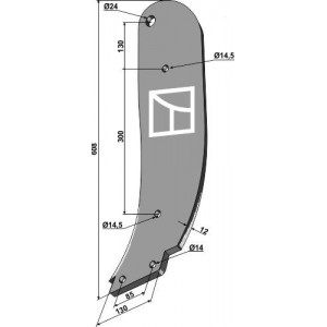 стойка глубокорыхлителя - левая