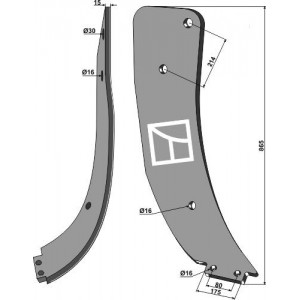 Стойка глубокорыхлителя