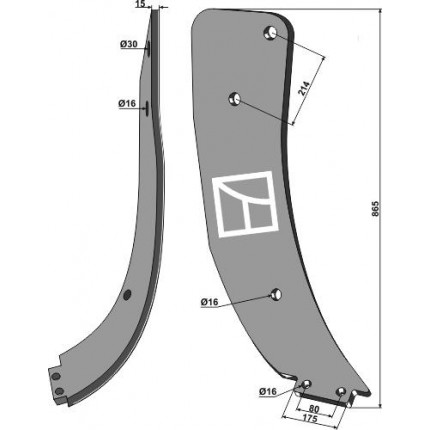 Стойка глубокорыхлителя