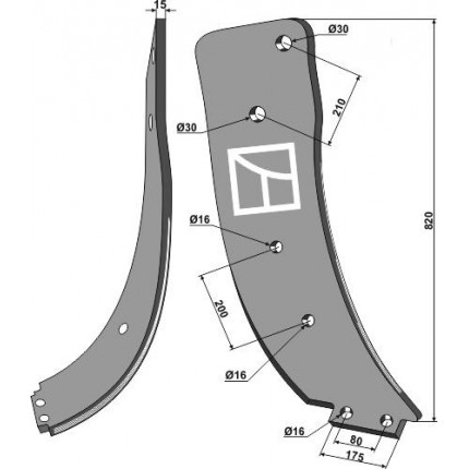 Стойка глубокорыхлителя