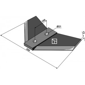 Стрельчатая лапа 300мм