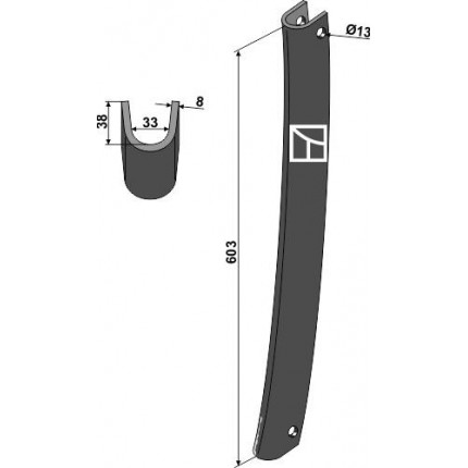 Дефлектор центральный