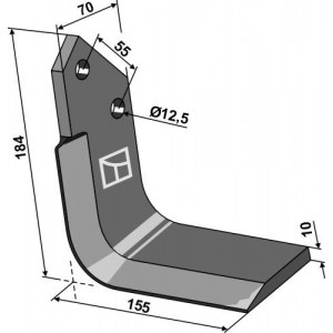Боковое крыло - левое
