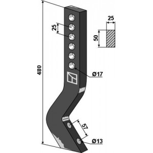 Стойка глубокорыхлителя